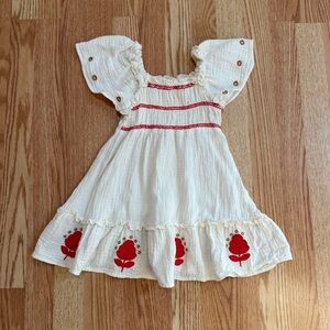 Zara floral boho dress